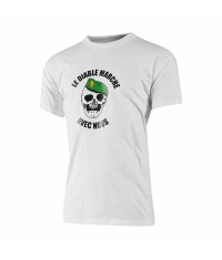 T SHIRT LÉGION - LE DIABLE MARCHE AVEC NOUS - BLANC