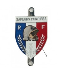 PLAQUE AUTO SAPEUR POMPIER