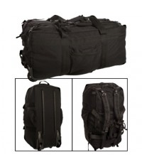 SAC COMMANDO ROULETTES 118L Noir