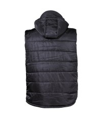 Gilet Capuche Noir Sans Manche